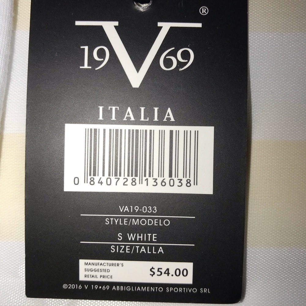 Versace 1969 Italia Gold/Silver T-Shirt - Picture 3 of 3